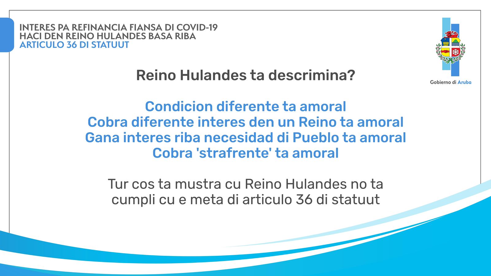 Minister Maduro Ta Splica E Intencion Di Articulo 36 Di Statuut Cu Ta E Base Pa Aruba Fia Placa Di Hulanda Pa Por A Sobrevivi E Pandemia Di Covid 1911