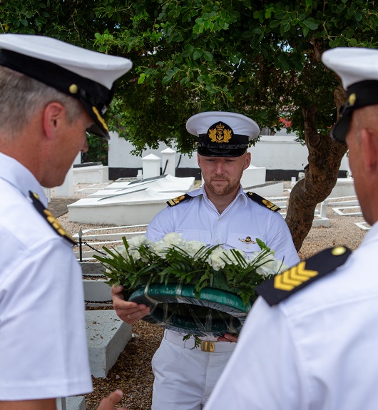 Ponementu Di Krans Na Santana Militar Na Korsou 1