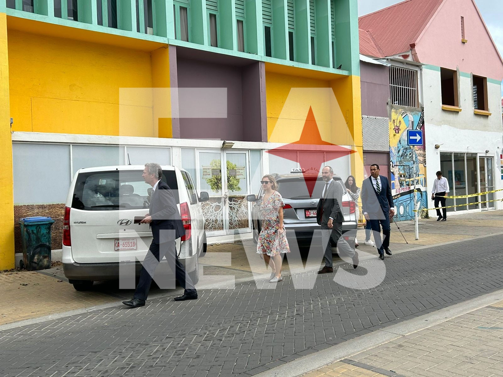 Minister Franciscus Max Franc Weerwind Ta Na Aruba Pa Reuni Cu Prome Minister Evelyn Wever Croes