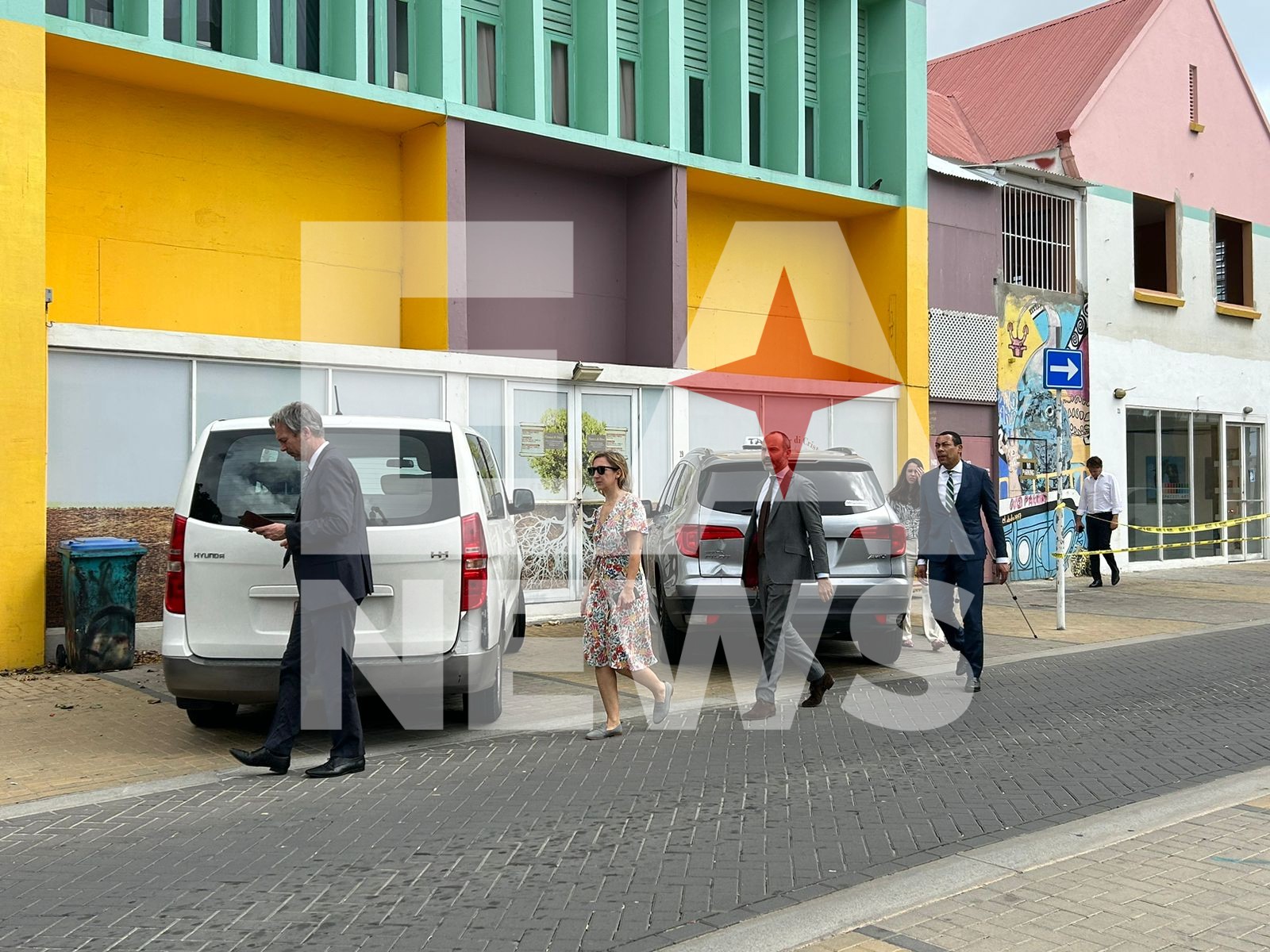 Minister Franciscus Max Franc Weerwind Ta Na Aruba Pa Reuni Cu Prome Minister Evelyn Wever Croes