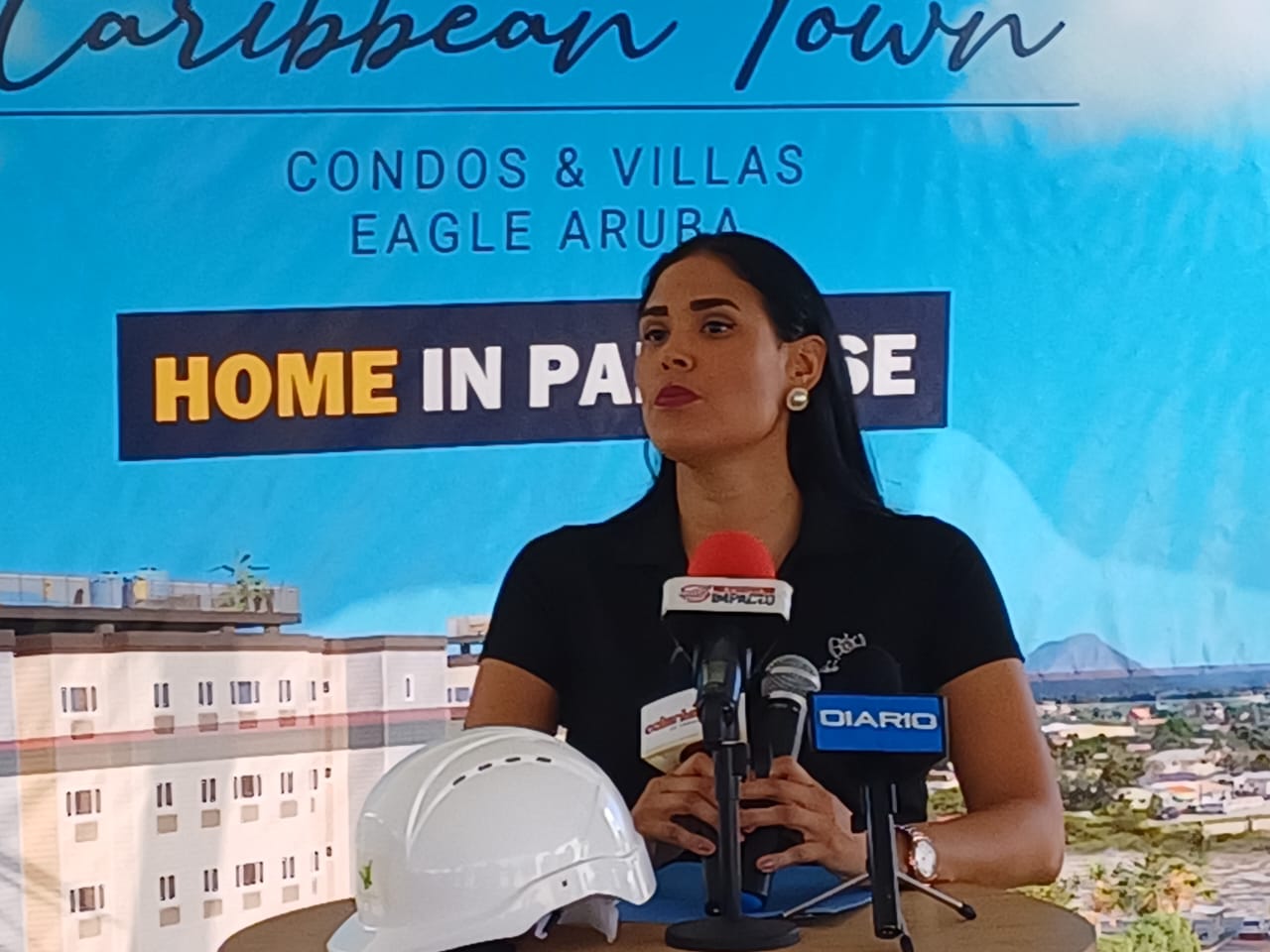 Caribbean Town Ta Cla Habri Pa Pueblo Di Aruba Biba Den Un Vivienda Moderno