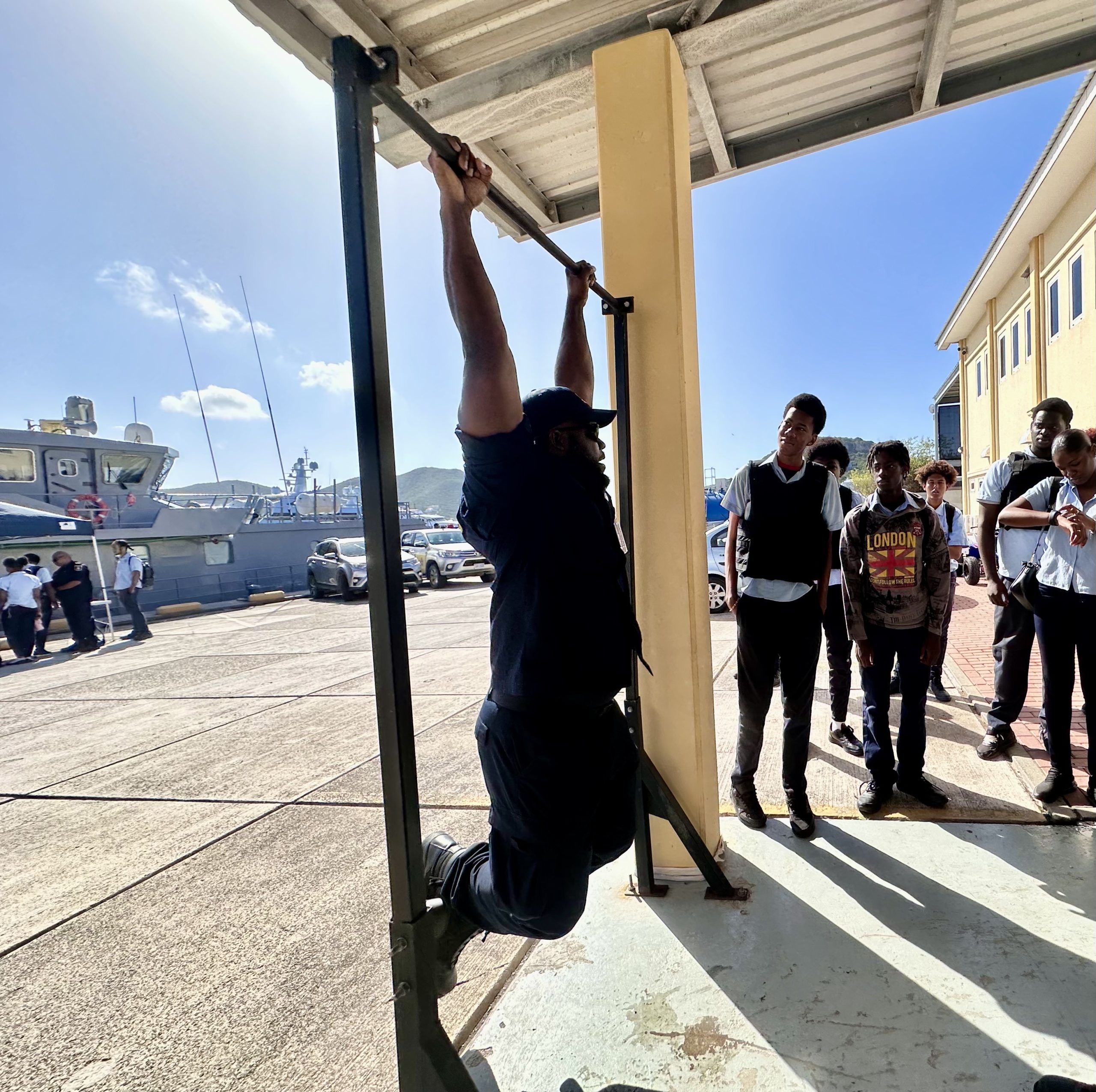 Milton Peters College Visits The Coast Guard 1 Scaled