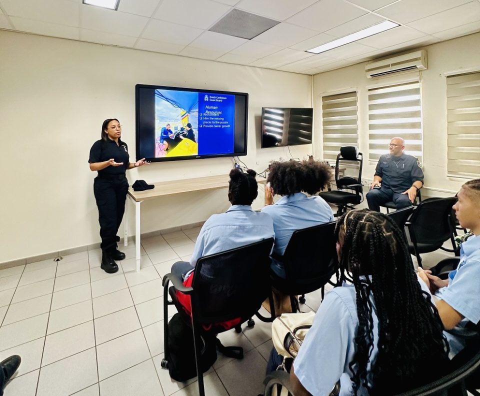 Milton Peters College Visits The Coast Guard