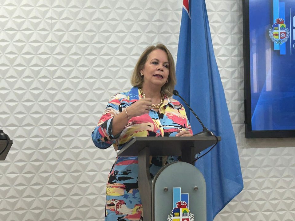 Prome Minister Evelyn Wever Croes