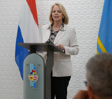 Prome Minister Evelyn Wever Croes