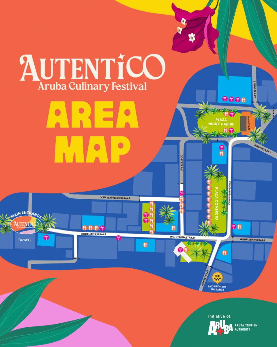 Map Autentico Aruba Culinary Festival