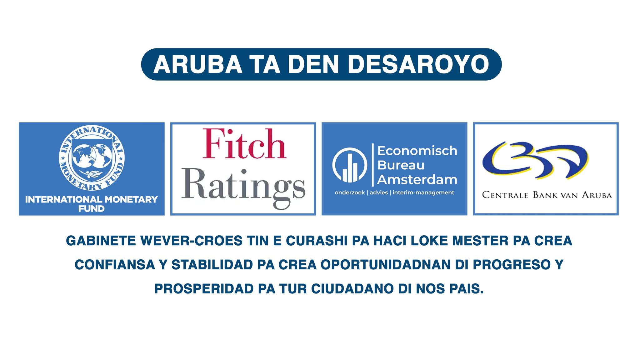 Pueblo Di Aruba A Duna Gabinete Wever Croes E Confiansa Pa Saca E Pais For Di E Crisis 4