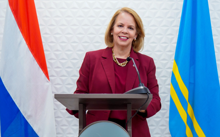 Prome Minister Evelyn Wever Croes